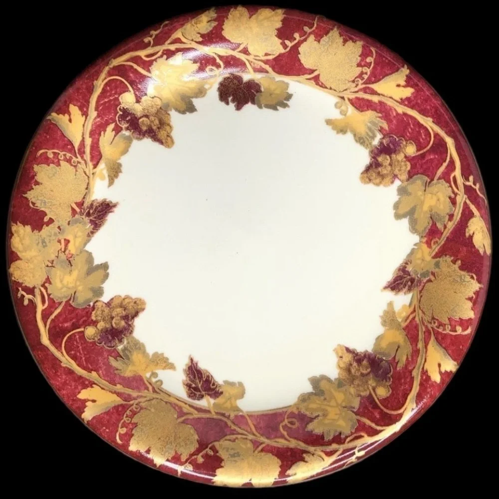 2 VTG Crate & Barrel VOLANTE 8 7/8” Salad Plates NWT
